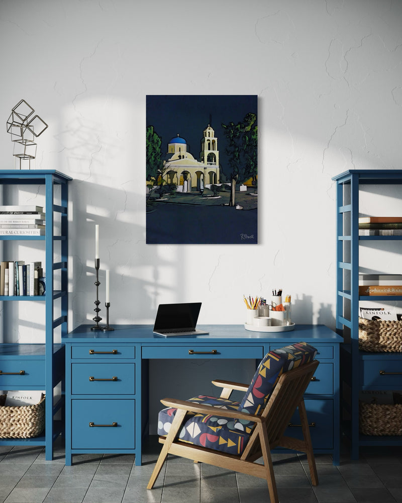 Santorini by Moonlight