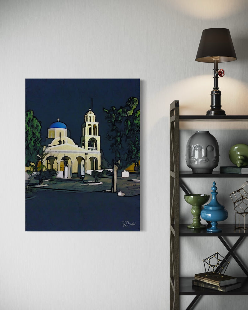 Santorini by Moonlight