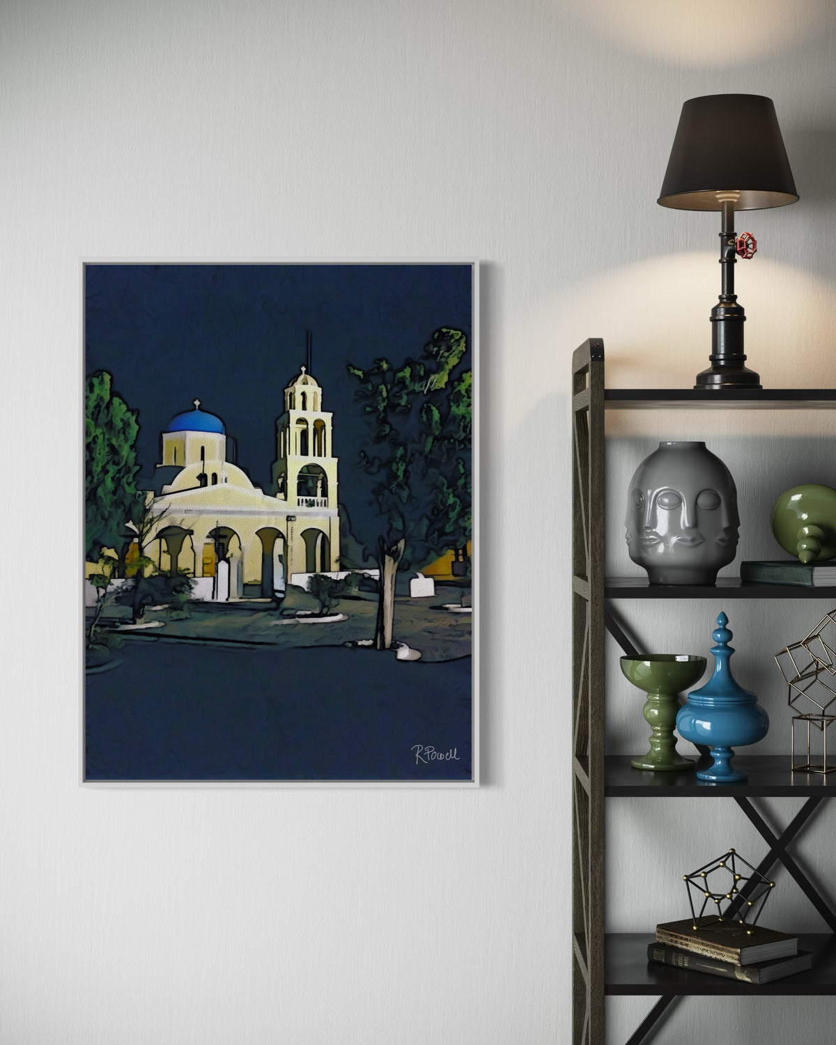 Santorini by Moonlight