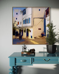 Blue Shutters and Stillness