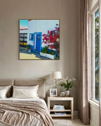 Bougainvillea and Blue