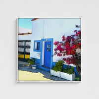 Bougainvillea and Blue